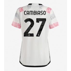 Juventus Andrea Cambiaso #27 Replika Udebanetrøje Dame 2023-24 Kortærmet